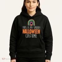 This Is My Spooky Halloween Costume Rainbow Fall Hoodie thumb 5