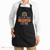 This Is My Spooky Halloween Costume Rainbow Fall Apron thumb 2
