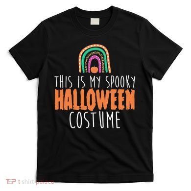 This Is My Spooky Halloween Costume Rainbow Fall T-Shirt