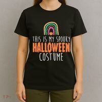 This Is My Spooky Halloween Costume Rainbow Fall T-Shirt thumb 4
