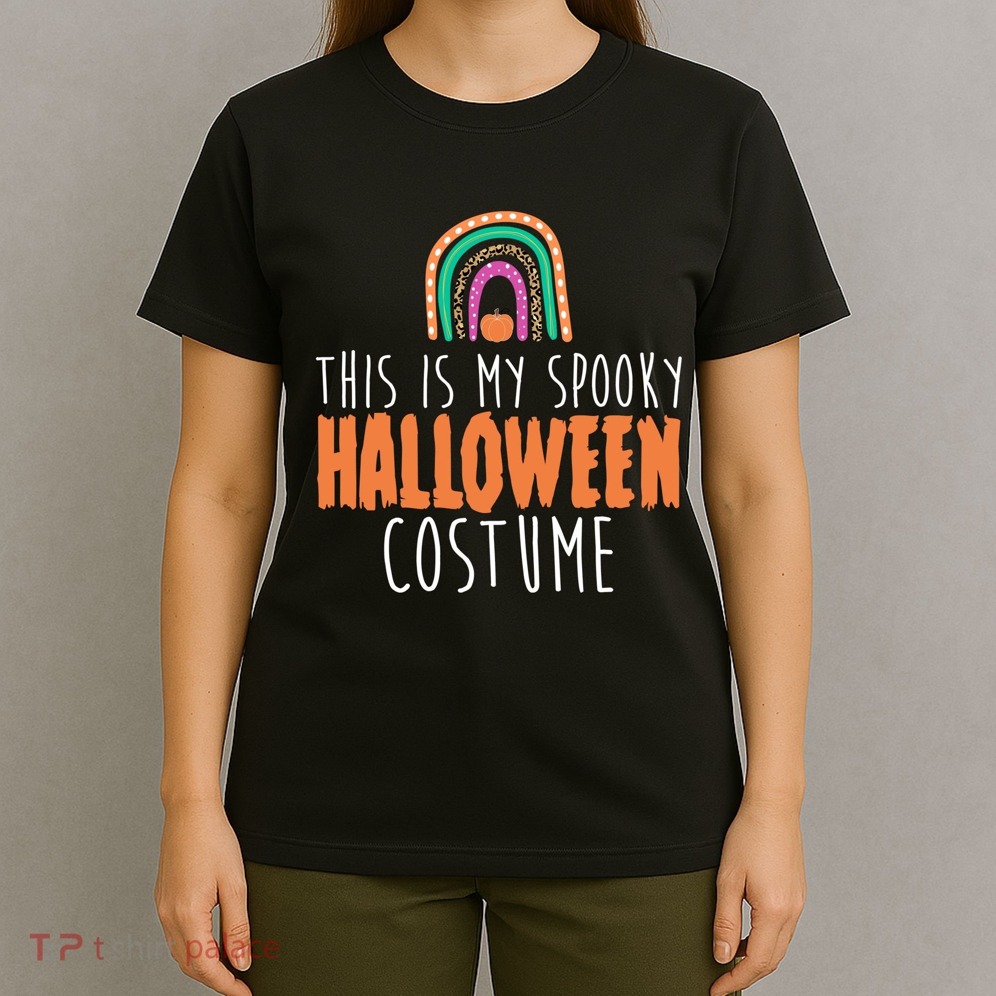 This Is My Spooky Halloween Costume Rainbow Fall T-Shirt