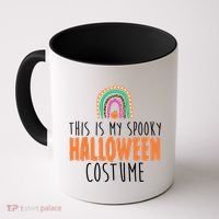 This Is My Spooky Halloween Costume Rainbow Fall Coffee Mug thumb 0