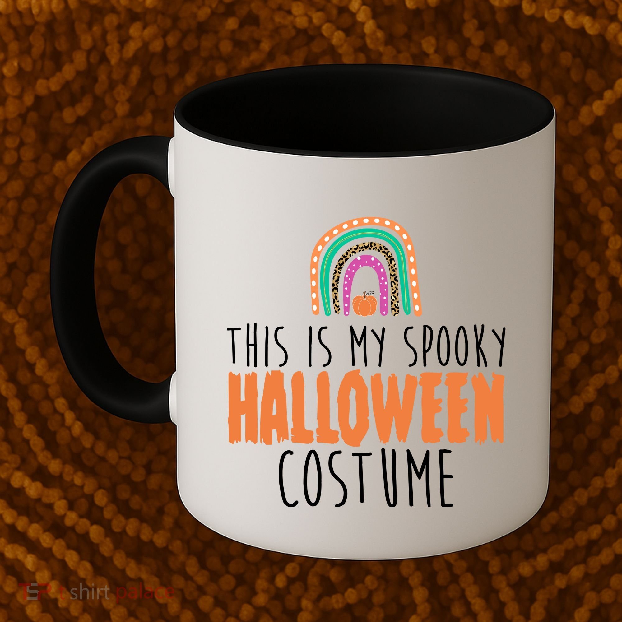 This Is My Spooky Halloween Costume Rainbow Fall Coffee Mug