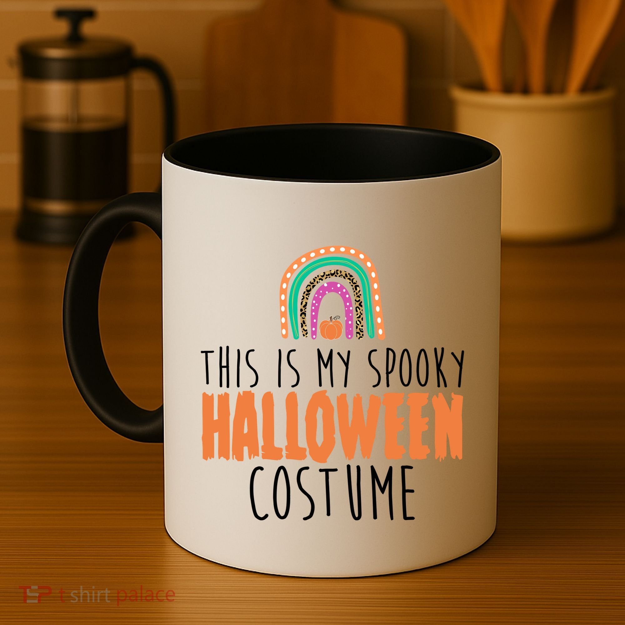 This Is My Spooky Halloween Costume Rainbow Fall Coffee Mug