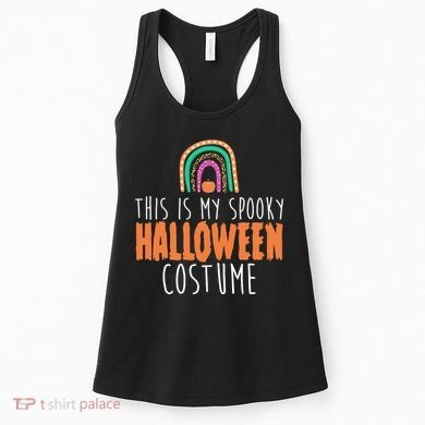 This Is My Spooky Halloween Costume Rainbow Fall Women's Tank Top