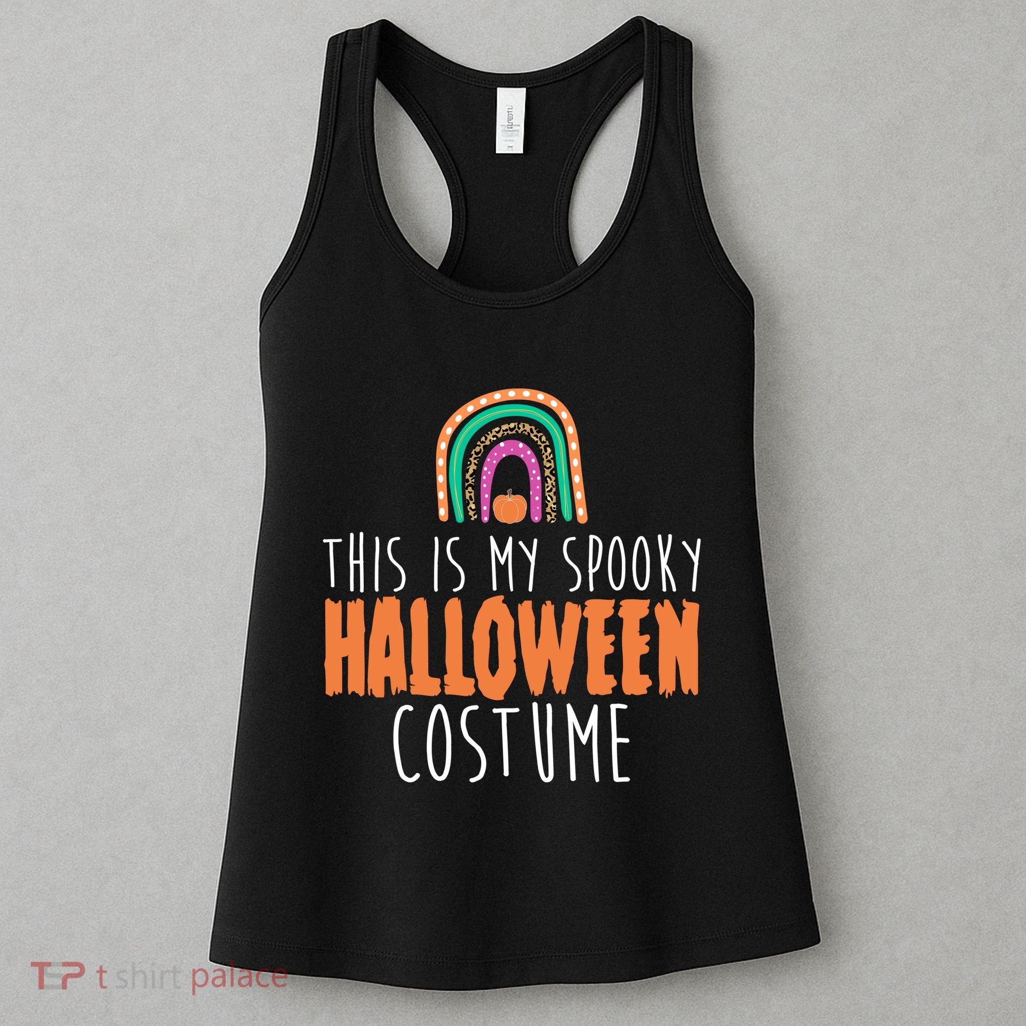 This Is My Spooky Halloween Costume Rainbow Fall Women's Tank Top