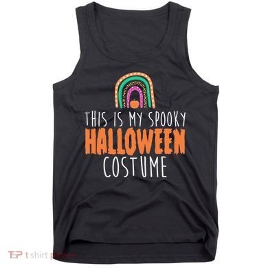 This Is My Spooky Halloween Costume Rainbow Fall Tank Top