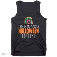 This Is My Spooky Halloween Costume Rainbow Fall Tank Top thumb 0
