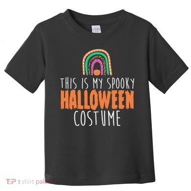 This Is My Spooky Halloween Costume Rainbow Fall Toddler T-Shirt