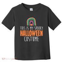 This Is My Spooky Halloween Costume Rainbow Fall Toddler T-Shirt thumb 0