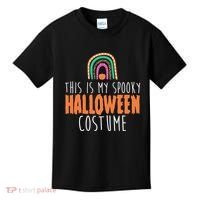 This Is My Spooky Halloween Costume Rainbow Fall Kids T-Shirt thumb 0