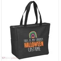 This Is My Spooky Halloween Costume Rainbow Fall Tote Bag thumb 2