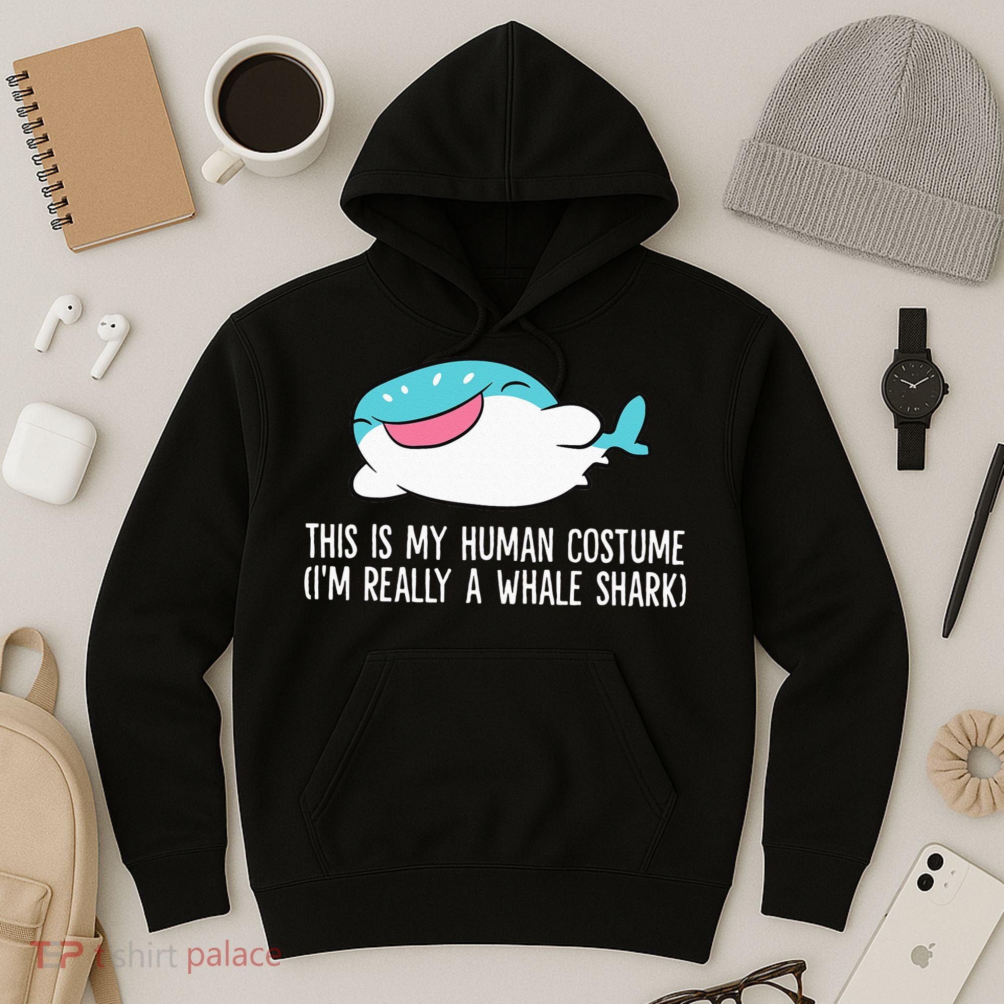 This Is My Human Costume I'm Really A Whale Shark Hoodie