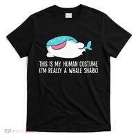 This Is My Human Costume I'm Really A Whale Shark T-Shirt thumb 0