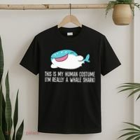 This Is My Human Costume I'm Really A Whale Shark T-Shirt thumb 2