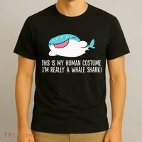 This Is My Human Costume I'm Really A Whale Shark T-Shirt thumb 3
