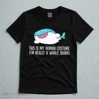 This Is My Human Costume I'm Really A Whale Shark T-Shirt thumb 5