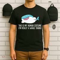 This Is My Human Costume I'm Really A Whale Shark T-Shirt thumb 6
