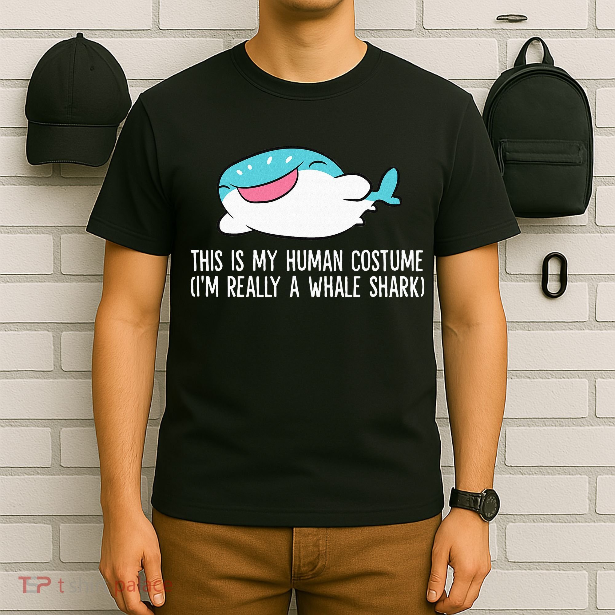 This Is My Human Costume I'm Really A Whale Shark T-Shirt