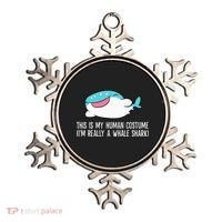This Is My Human Costume I'm Really A Whale Shark Ornament thumb 0