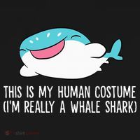 This Is My Human Costume I'm Really A Whale Shark Toddler T-Shirt thumb 4