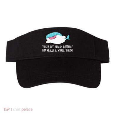 This Is My Human Costume I'm Really A Whale Shark Visor