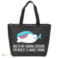 This Is My Human Costume I'm Really A Whale Shark Tote Bag thumb 0