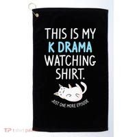 This Is My Kdrama Watching KDrama Korean Drama Lover Golf Towel thumb 0