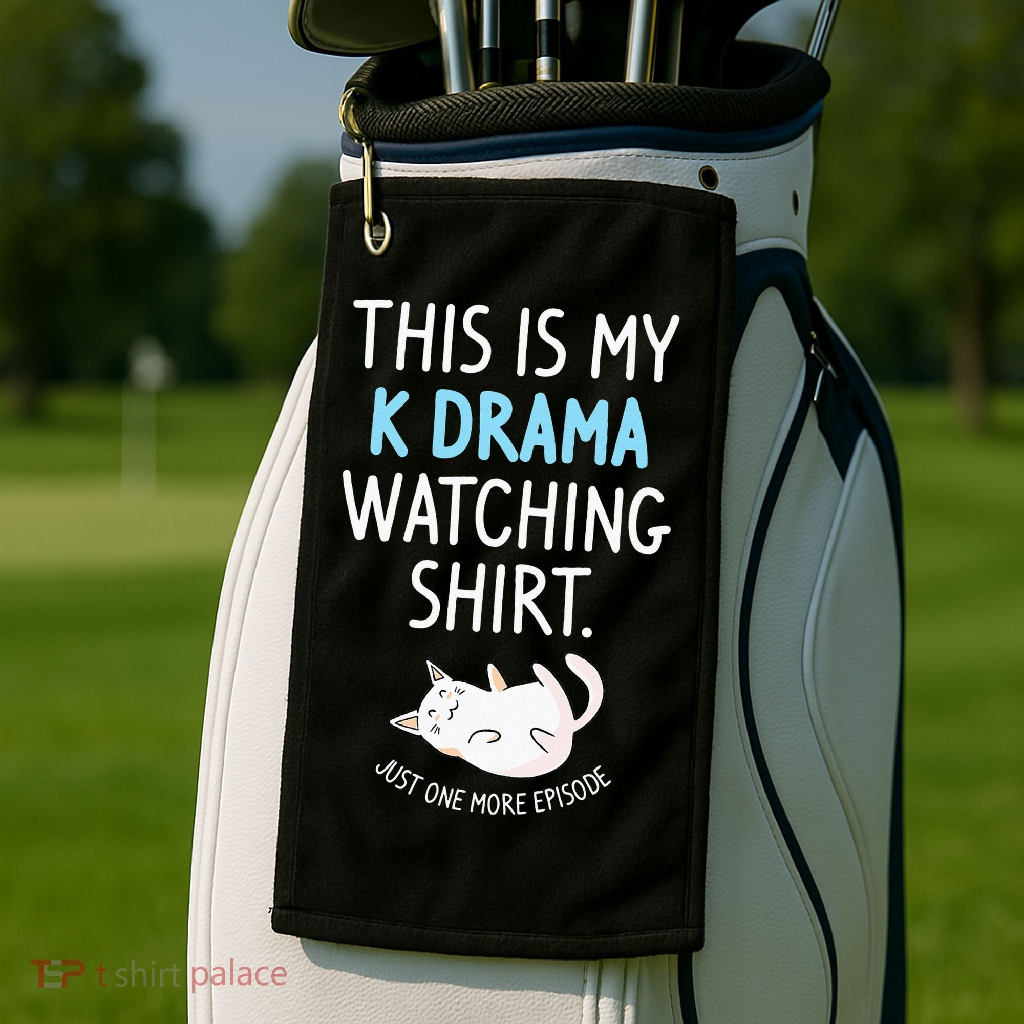 This Is My Kdrama Watching KDrama Korean Drama Lover Golf Towel
