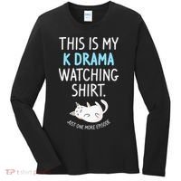 This Is My Kdrama Watching KDrama Korean Drama Lover Women's Long Sleeve Shirt thumb 0