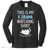 This Is My Kdrama Watching KDrama Korean Drama Lover Kids Long Sleeve Shirt thumb 0