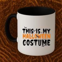 This Is My Halloween Costume Spooky Coffee Mug thumb 2
