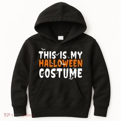 This Is My Halloween Costume Spooky Kids Hoodie
