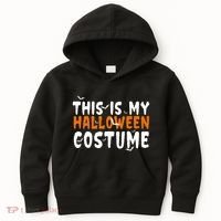 This Is My Halloween Costume Spooky Kids Hoodie thumb 0