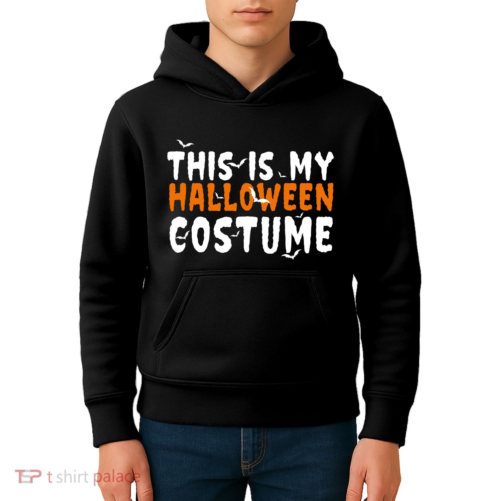 This Is My Halloween Costume Spooky Kids Hoodie