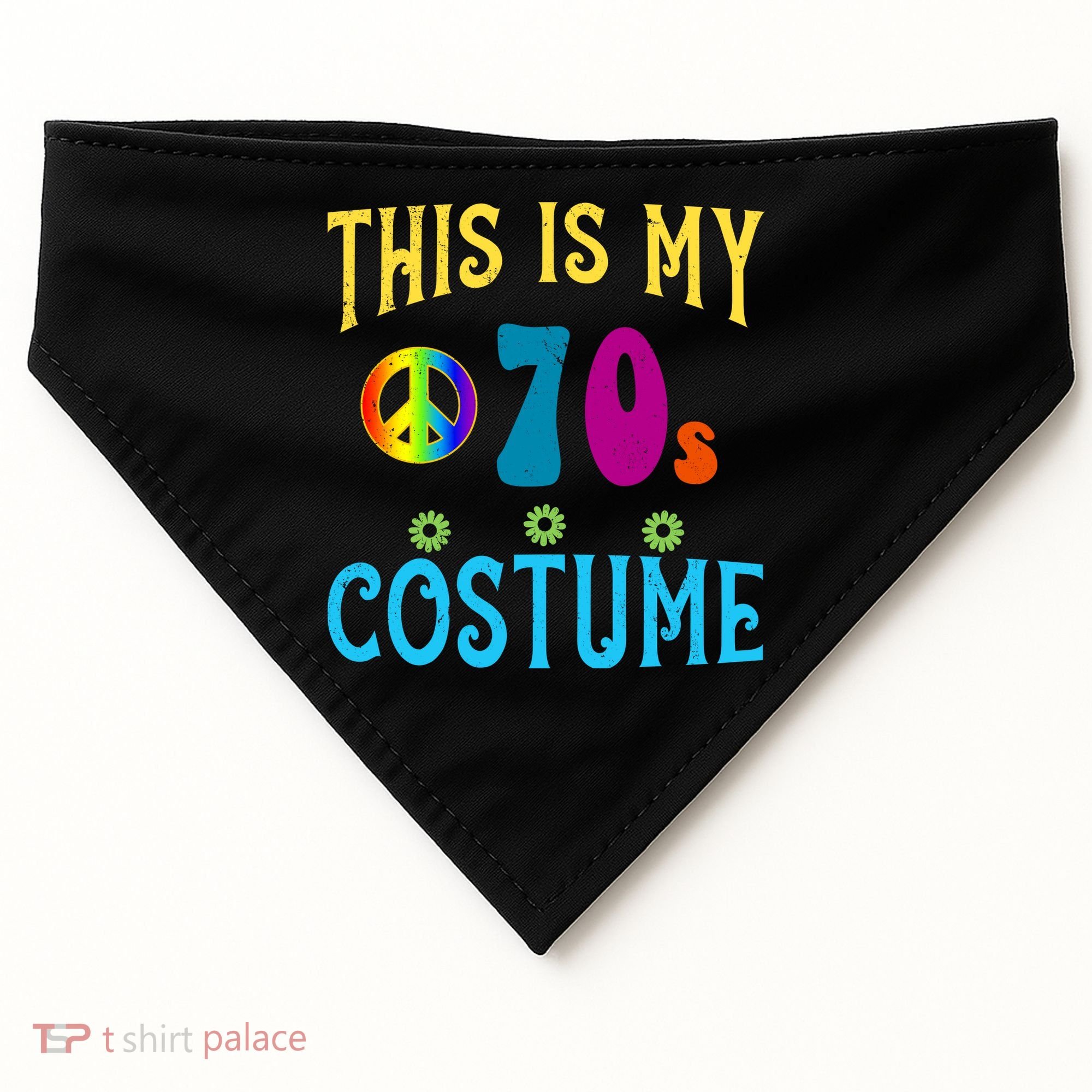 This Is My 70s Costume USA-Made Doggie Bandana