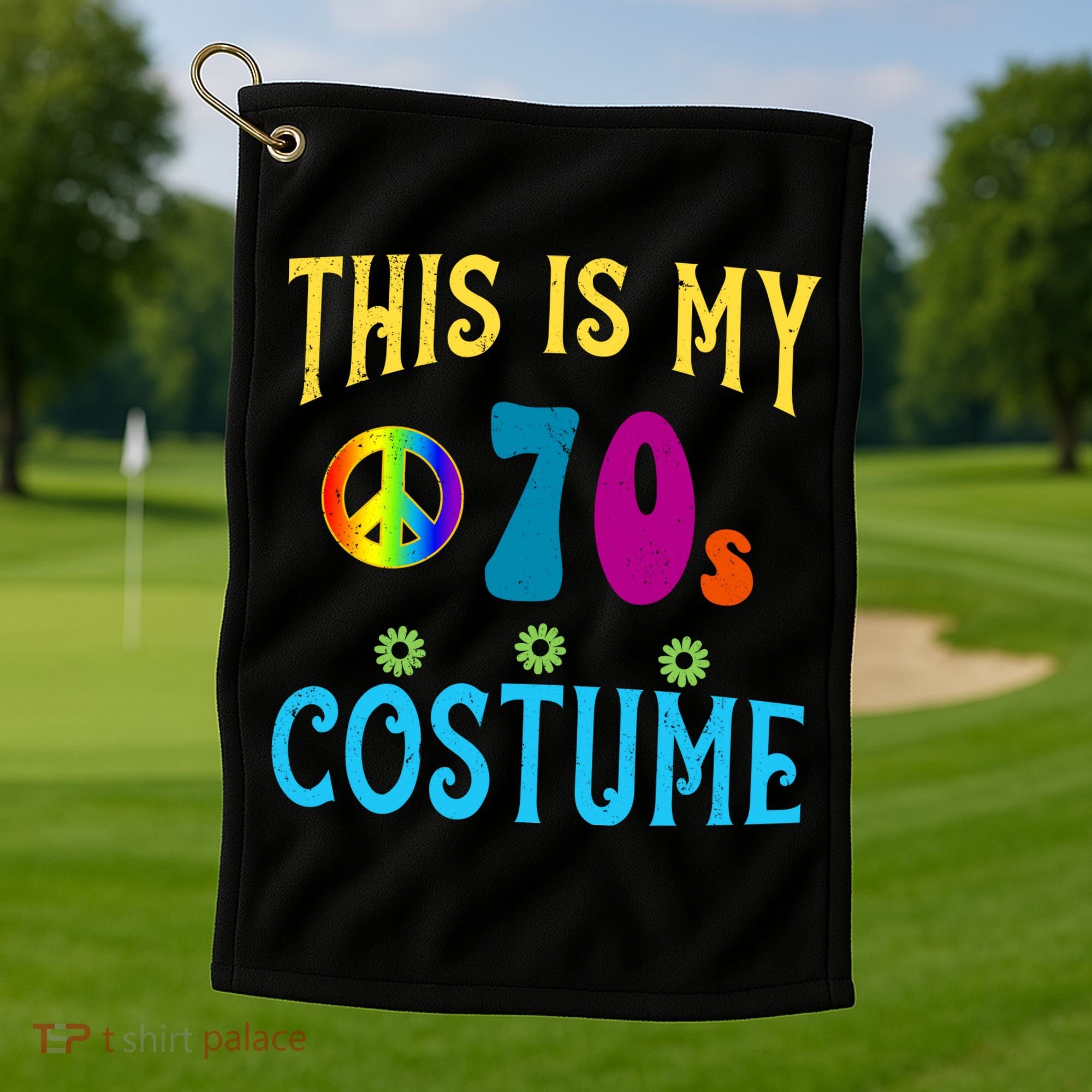This Is My 70s Costume Golf Towel