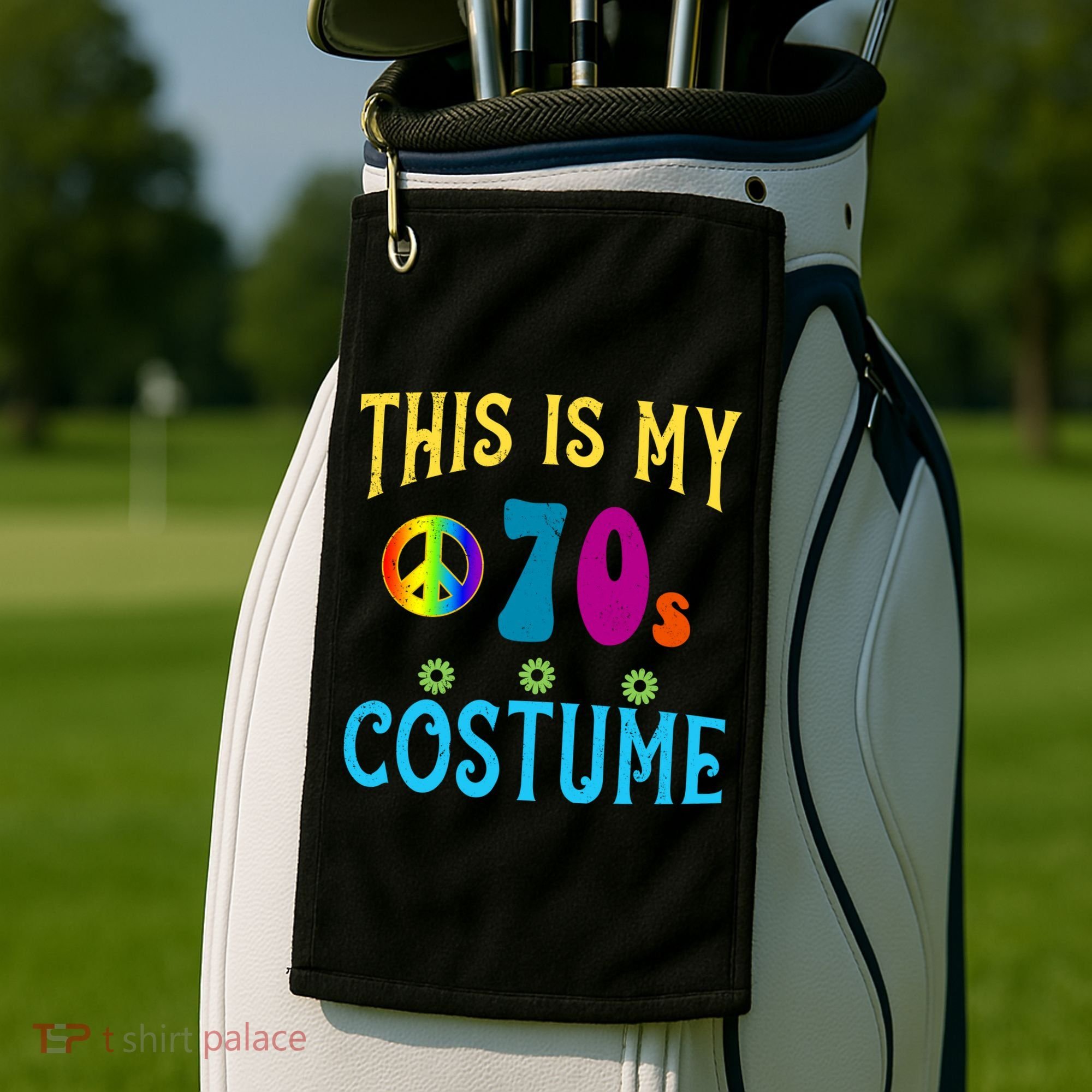 This Is My 70s Costume Golf Towel