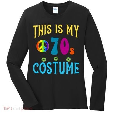 This Is My 70s Costume Women's Long Sleeve Shirt