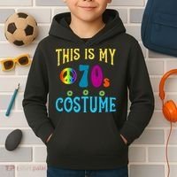 This Is My 70s Costume Kids Hoodie thumb 2
