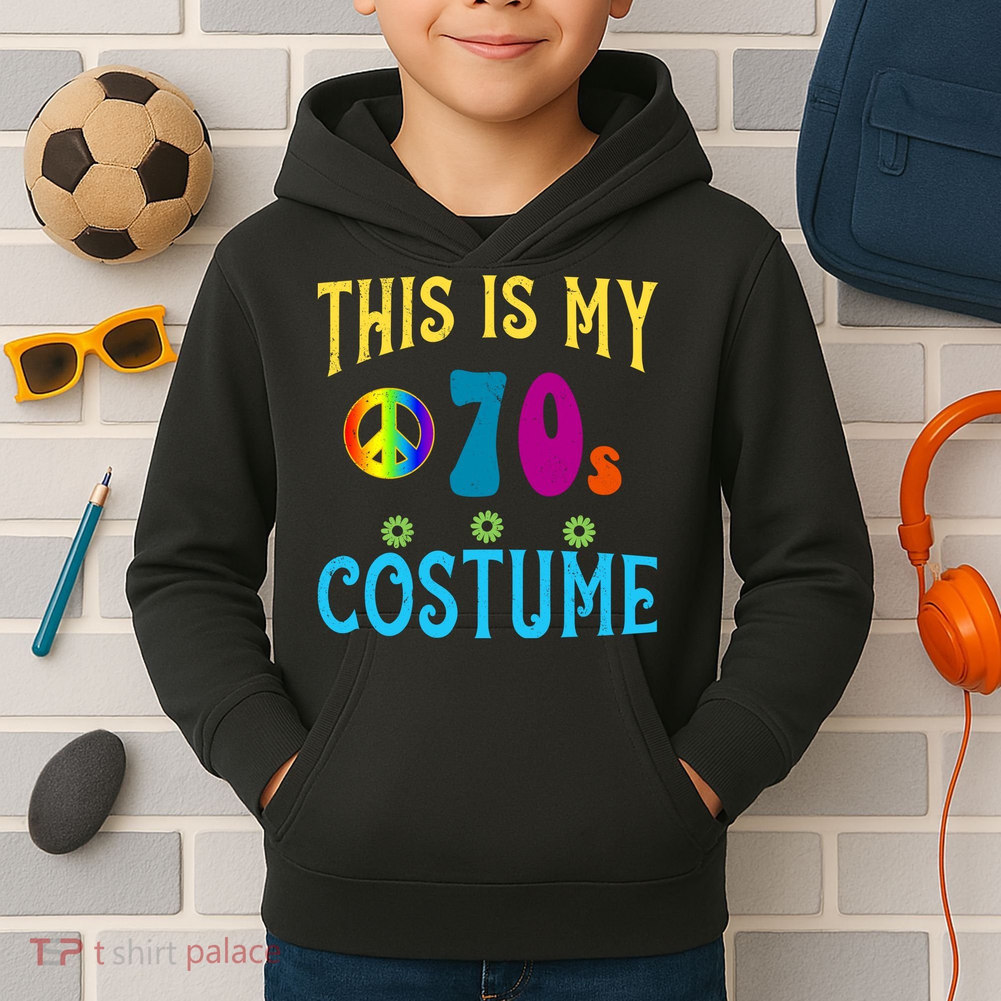 This Is My 70s Costume Kids Hoodie