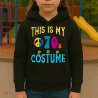 This Is My 70s Costume Kids Hoodie thumb 3