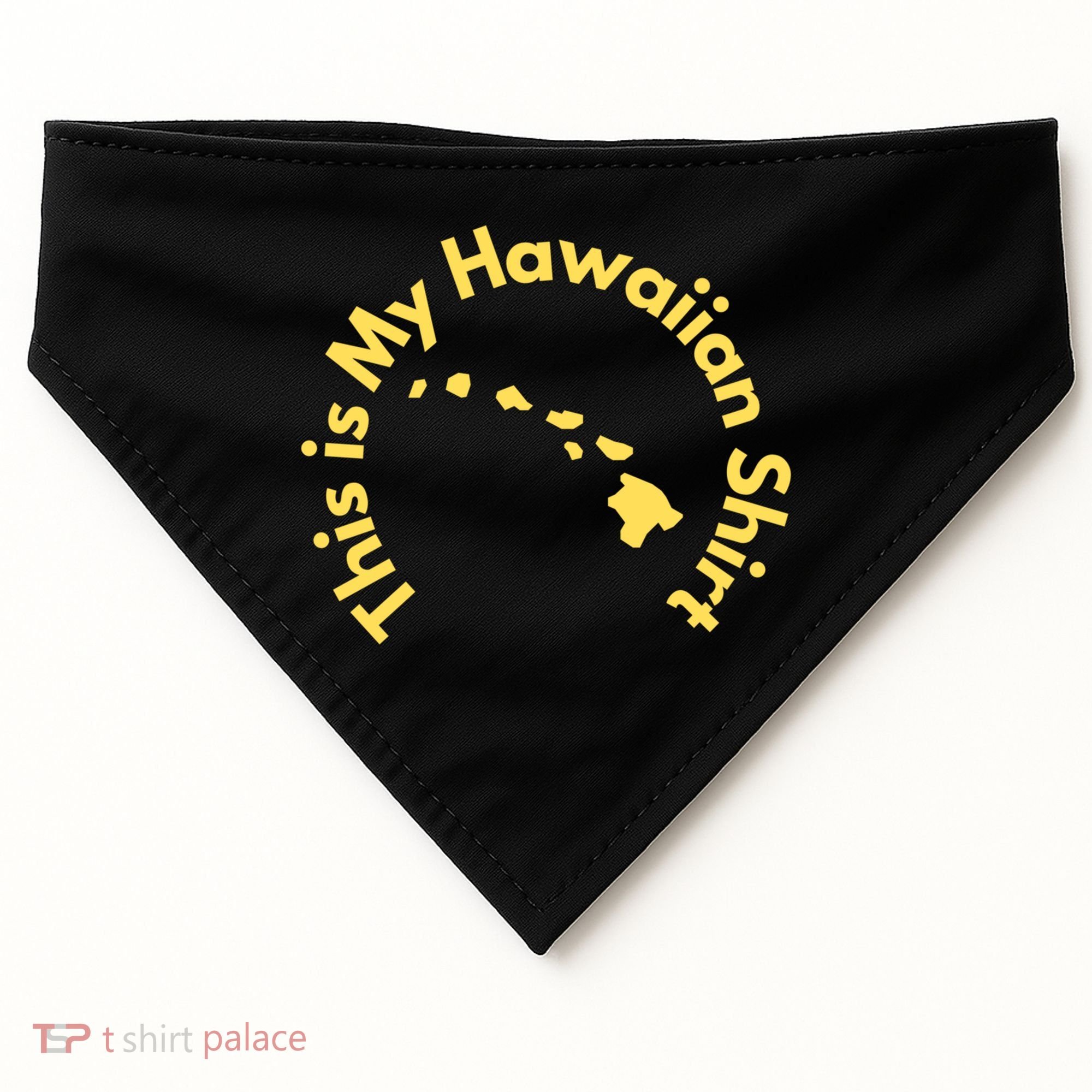 This Is My Hawaiian Island Meaningful Gift USA-Made Doggie Bandana