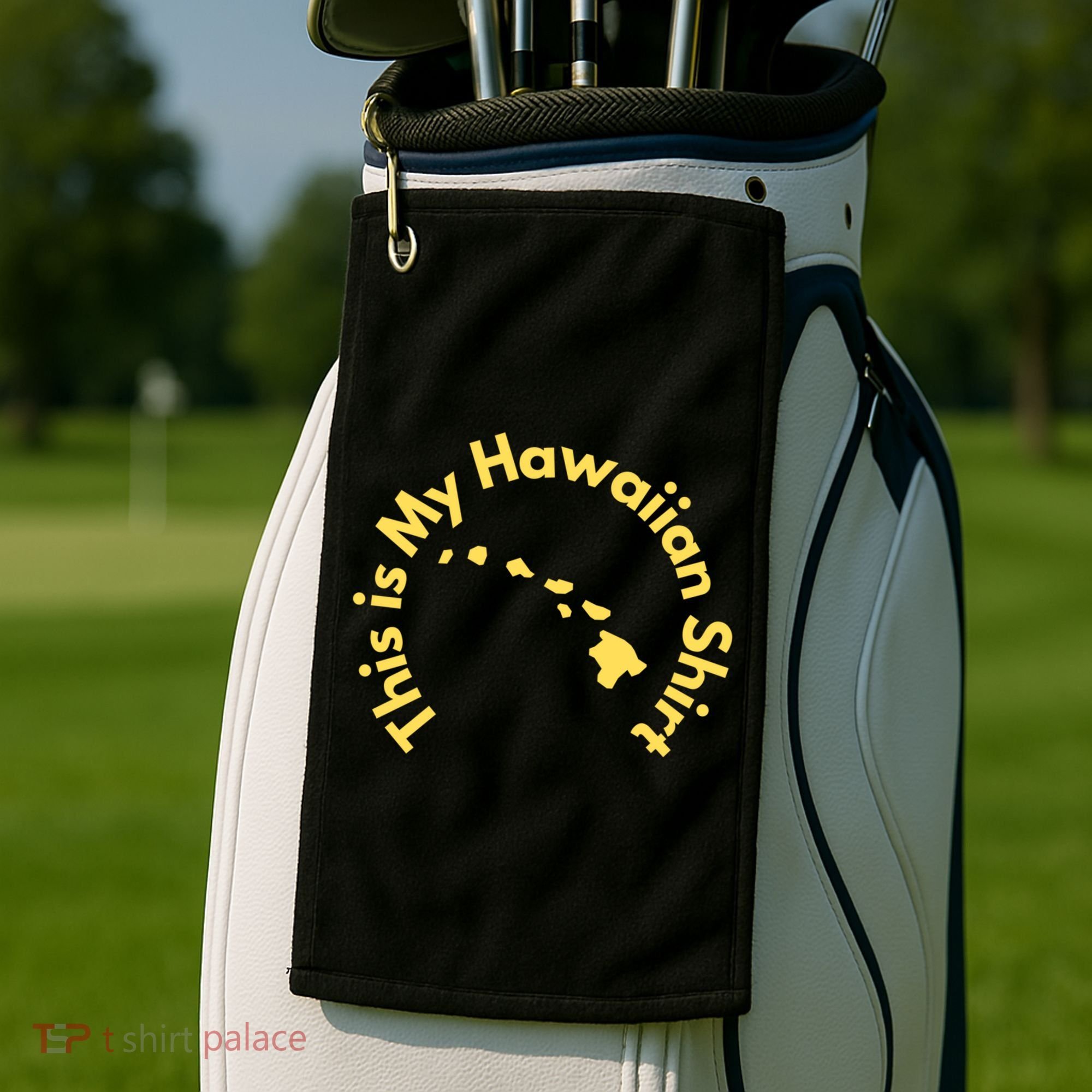 This Is My Hawaiian Island Meaningful Gift Golf Towel