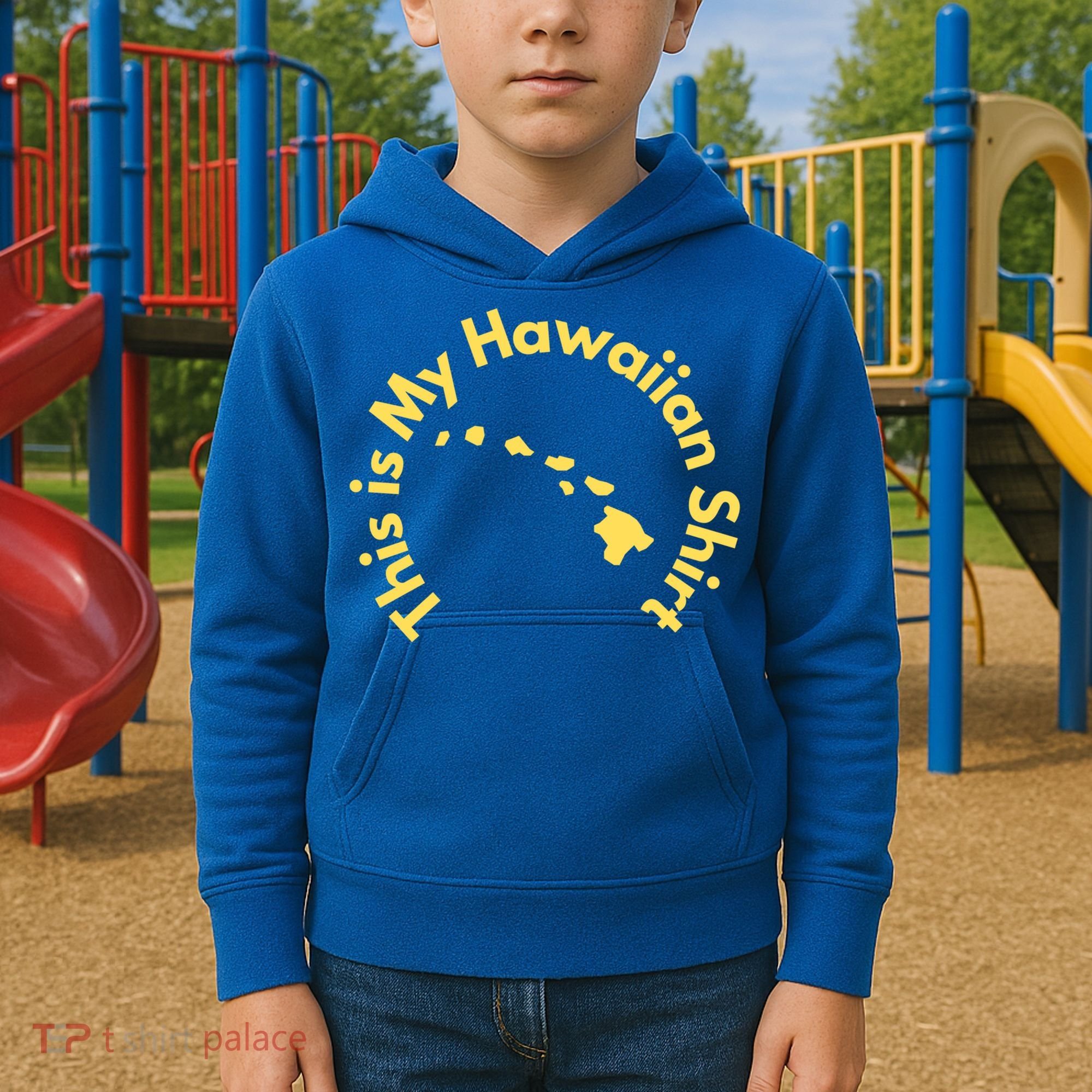 This Is My Hawaiian Island Meaningful Gift Kids Hoodie