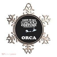 This Is My Human Costume I'm Really An Orca Whale Ornament thumb 0
