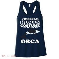 This Is My Human Costume I'm Really An Orca Whale Women's Tank Top thumb 0