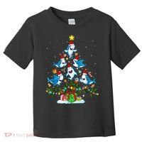 This Is My Christmas Pajama Shirt Funny Christmas Shark Tree Toddler T-Shirt thumb 0