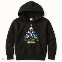 This Is My Christmas Pajama Shirt Funny Christmas Shark Tree Kids Hoodie thumb 0