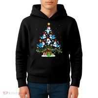 This Is My Christmas Pajama Shirt Funny Christmas Shark Tree Kids Hoodie thumb 4